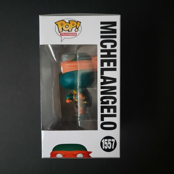 NIB Funko Pop! Vinyl: Teenage Mutant Ninja Turtles - Michelangelo #1557 - Picture 4 of 8